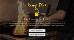 Desktop Screenshot of kempthai.co.uk